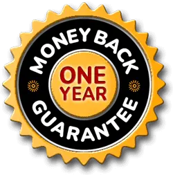 One Year Money Back Guarantee